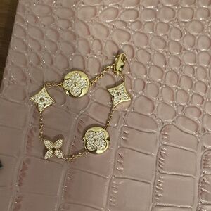 Gold and Silver Charm Bracelet